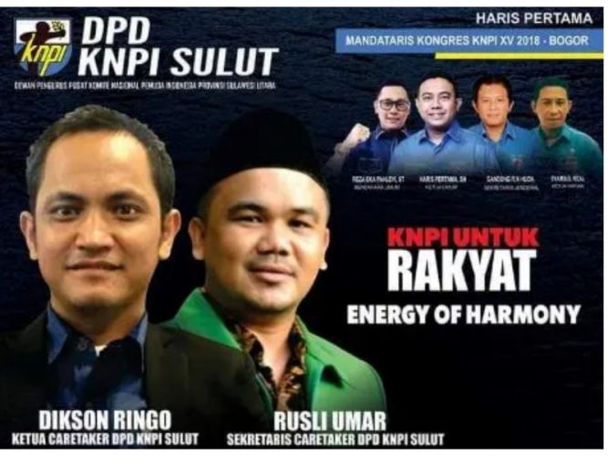 Rio Dondokambey Diduga Tidak Diakui Haris Pertama, KNPI Segera Gelar Musda