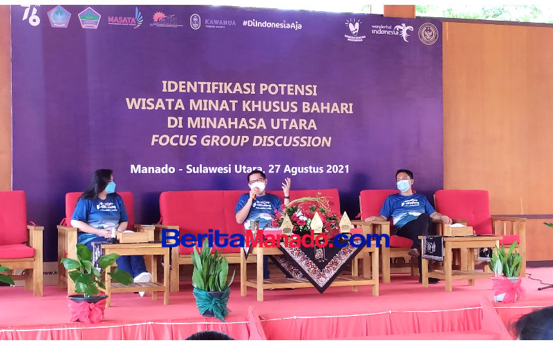 GIPI dan MASATA Gelar FGD Potensi Wisata Bahari di Minahasa Utara, Pelaku Industri Optimis dan Bergerak