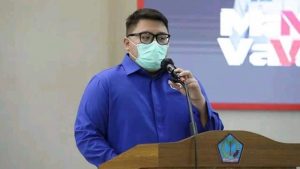 KNPI Sulut Gelar Vaksinasi, Ruben Saerang: Rio Dondokambey Punya Kharisma Ayahnya