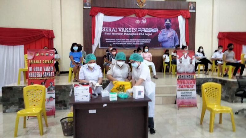 Polres Minsel Menerima Vaksinasi Dosis Pertama Dan Kedua, Ini Alasannya 9 Polres Minsel Menerima Vaksinasi Dosis Pertama Dan Kedua, Ini Alasannya