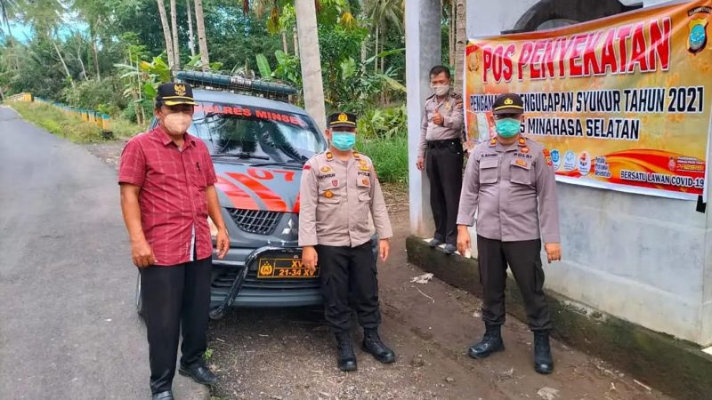 Minsel Miliki 7 Pos Penyekatan Yang Siap Hadang Tamu Pengucapan Syukur