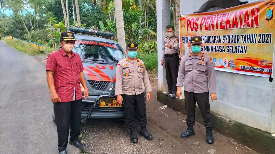 Minsel Miliki 7 Pos Penyekatan Yang Siap Hadang Tamu Pengucapan Syukur