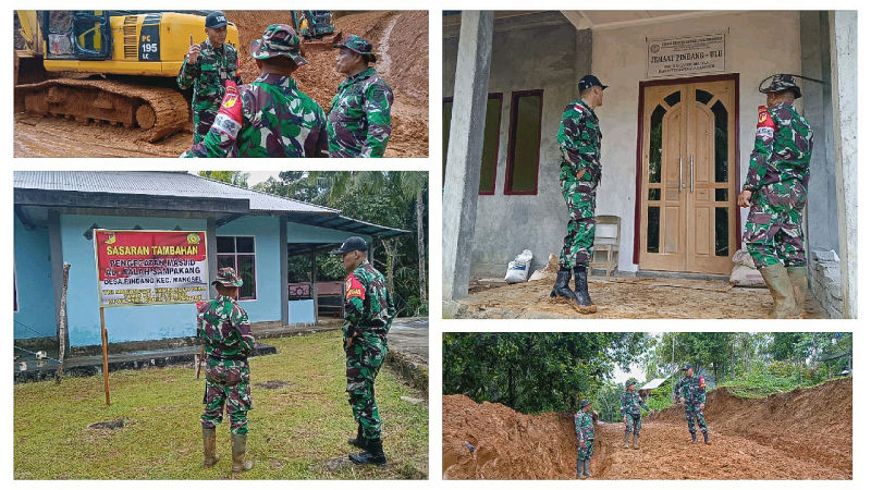Tinjau Lokasi TMMD ke-112, Dandim 1301/Sangihe Pastikan Kualitas Pekerjaan Sesuai Target