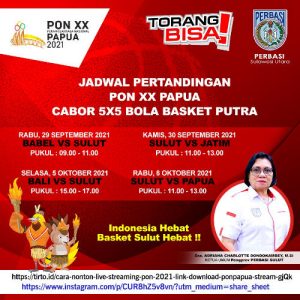 Berhasil Kalahkan Babel, Adriana Dondokambey Semangati Tim Basket Sulut Hadapi Jatim