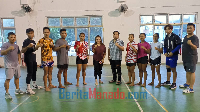 Disiapkan Bonus, 7 Atlet Muaythai Sulut Siap Bertarung di PON XX
