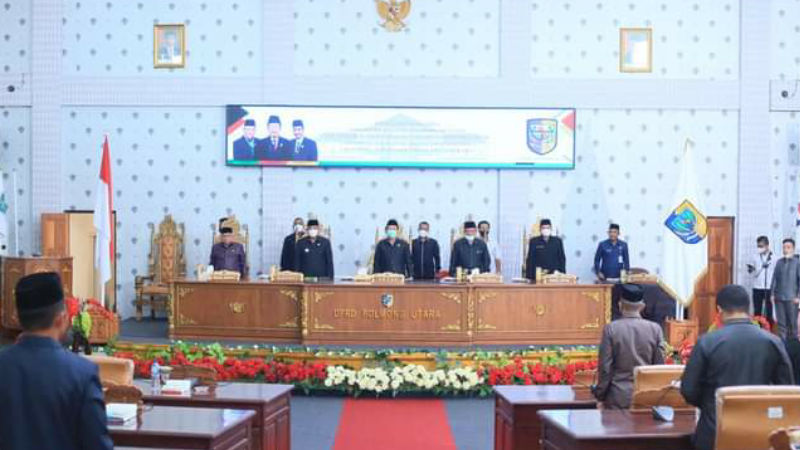 KUA-PPAS Perubahan 2021 Diparpurnakan DPRD Bolmut