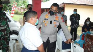 Kunjungi Sitaro, Brigjen Johnny Isir Tinjau Penanganan Covid-19