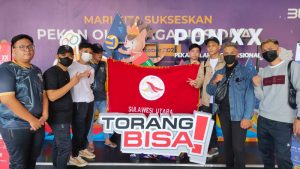 Ketua Umum ESI Sulut Lepas Kontingen eSport ke Papua