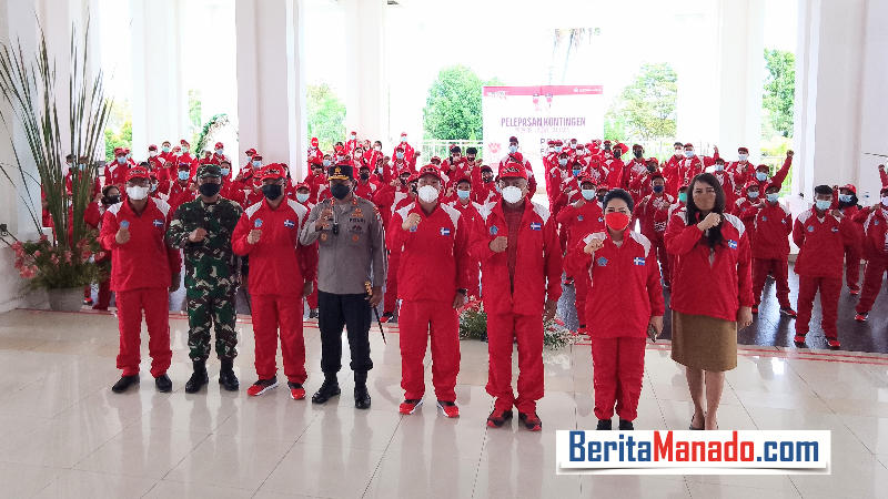 Dilepas Olly Dondokambey, 121 Atlet Sulut Siap Bertarung di PON Papua