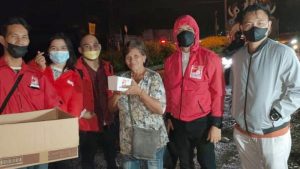 PSI Minut Peduli Sesama, Bagi-bagi 700 Nasi Kotak
