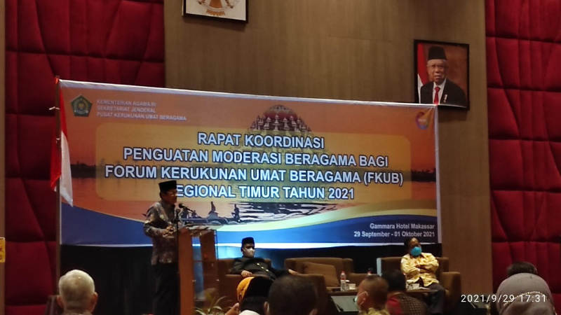 FKUB Sulut Ikut Rakor Moderasi Beragama di Makassar