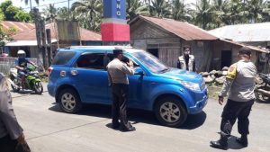 Dua Pintu Masuk di Ranowulu Juga Dilakukan Penyekatan, Kapolsek Himbau Ini