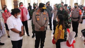 Dukung Wujudkan Herd Immunity, Dua Tim Vaksinator Polres Sisir Pelosok Mitra