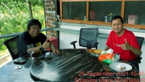 Rayakan Tiga Tahun Kepemimpinan, James Sumendap – Jocke Legi ‘Ngopi’ Bareng