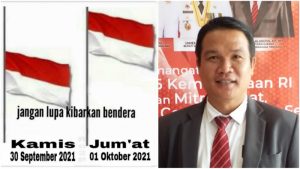 Hari Kesaktian Pancasila, Masyarakat Mitra Diminta Kibarkan Bendera Merah Putih