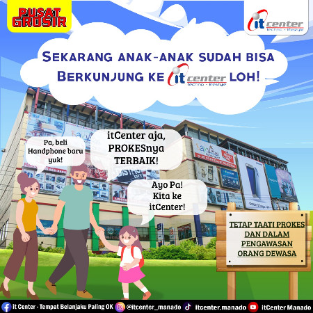 Akhirnya Anak-anak Dibawah 12 Tahun Sudah Bisa Masuk itCenter