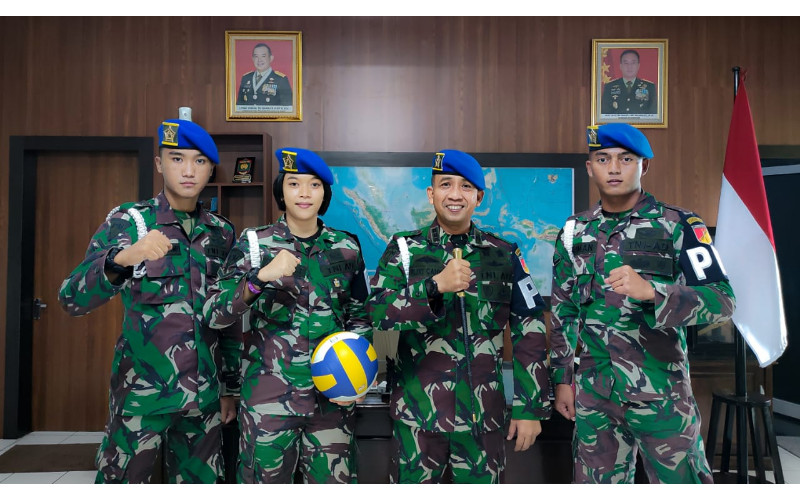 3 Prajuritnya Siap Beraksi di PON Papua, Danpomdam XIII/Merdeka Jadi Komandan Kontingen PBVSI