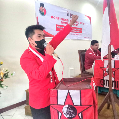 Tampi Jadi Ketua GMNI Manado, Fokus Wujudkan Cita-cita Proklamasi