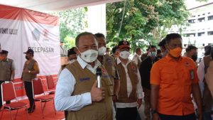Kepala BNPB Apresiasi Olly Dondokambey yang Berhasil Kendalikan Covid-19