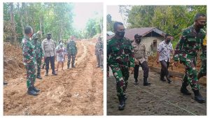 Progres Pekerjaan Capai 50%, Tim Wasev Mabesad Tinjau Lokasi TMMD ke-112