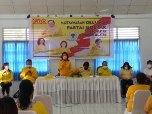 Gelar Muskel di 44 Kelurahan, Golkar Tomohon Tatap 2024