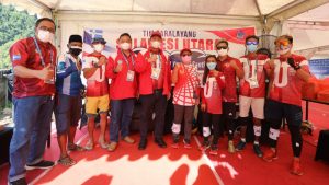 Kehadiran Steven Kandouw Semangati Atlet Sulut di PON Papua