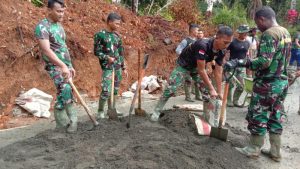 Berikan Rasa Nyaman Bagi Masyarakat, TMMD ke-112 Kodim 1301/Sangihe Renovasi Rumah Ibadah