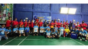 Jalin Silaturahmi, EBC Gorontalo dan NBC Manado Laksanakan ‘Friendly Match Badminton’