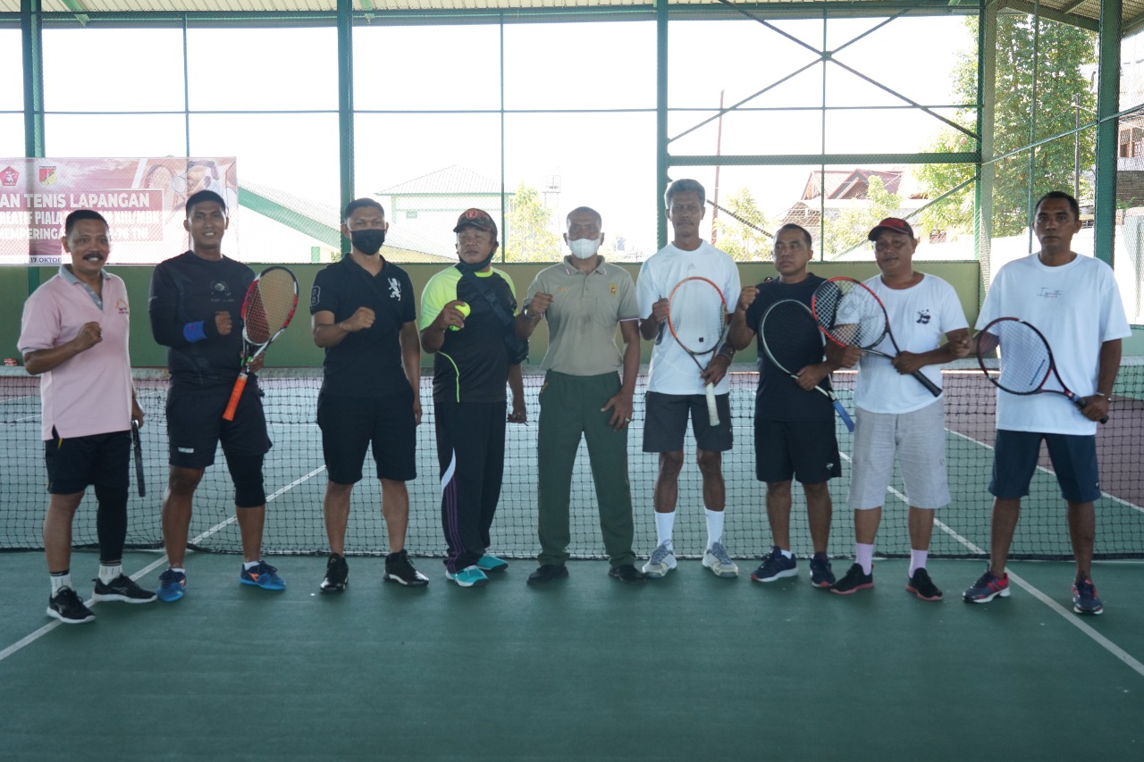 Incar Atlet Berbakat, Kodam XIII/Merdeka Gelar Pertandingan Tenis Lapangan Piala Pangdam