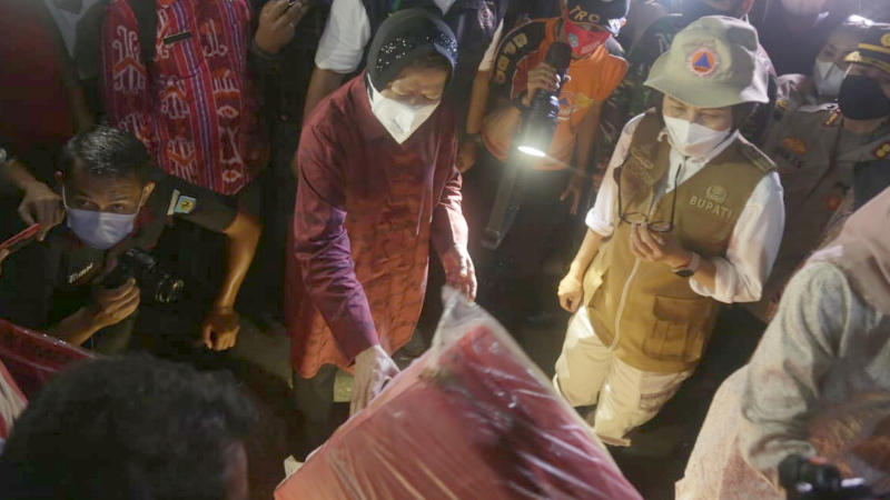 Bupati Yasti Soepredjo Apresiasi Respon Cepat Mensos Tri Rismaharini Bagi Korban Bencana di Bolmong