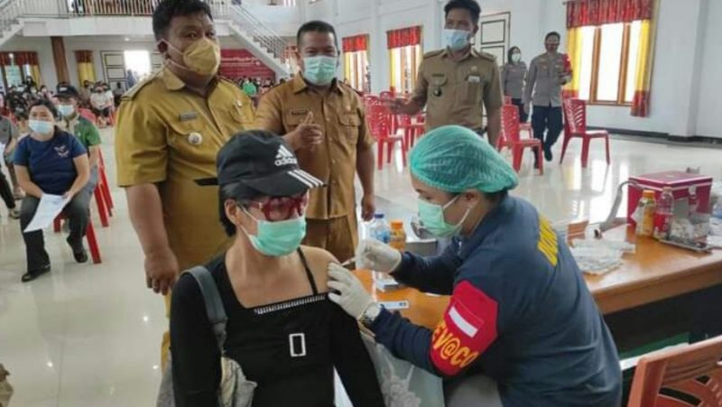Lumingkewas: Kecamatan Langowan-Polda Sinergi Berantas Penyebaran Covid-19