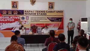 Rapat Cabut Undi Digelar, Legislatif SulutGo dan Pekan Kerukunan Expo Utamakan Prokes