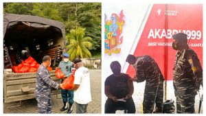 Wujudkan Herd Immunity, Lanal Tahuna Bersama Alumni AKABRI 1999/45 Kembali Gelar Servak dan Bagikan Sembako