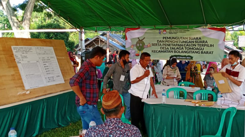Hitung Cepat Pilsang: Calon Sangadi Abdullah Lauma Masih Perkasa, Kantongi 330 suara