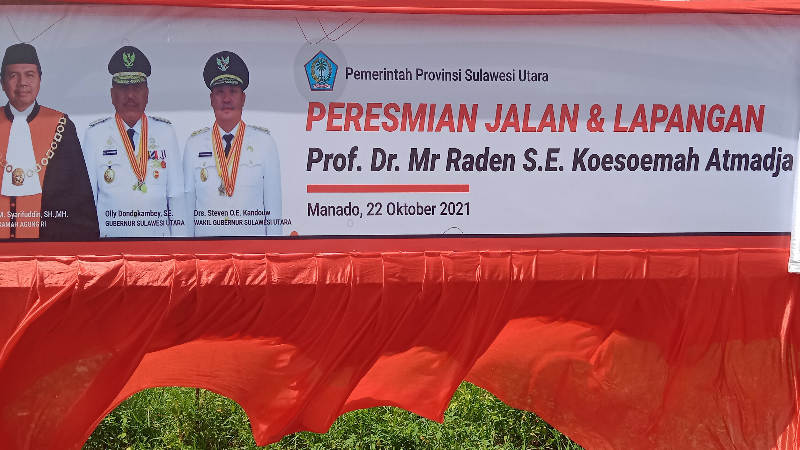 Resmikan Jalan dan Lapangan, Syarifuddin Puji Kemegahan Area Pengadilan Terpadu Manado