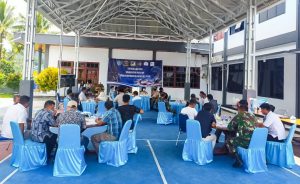 Bersama Nelayan dan Instansi Maritim di Sangihe, Lanal Tahuna Gelar Diskusi Peningkatan Ekonomi Masyarakat Pesisir