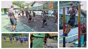 Tes Kesegaran Jasmani Personel, Samapta Periodik Semester II Kodim 1301/Sangihe Digelar