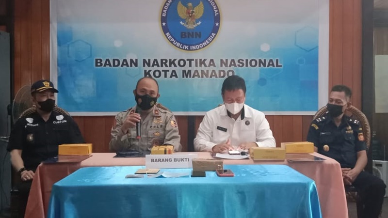 BNNP Sulut akan Bongkar Jaringan Narkotika Antar Negara