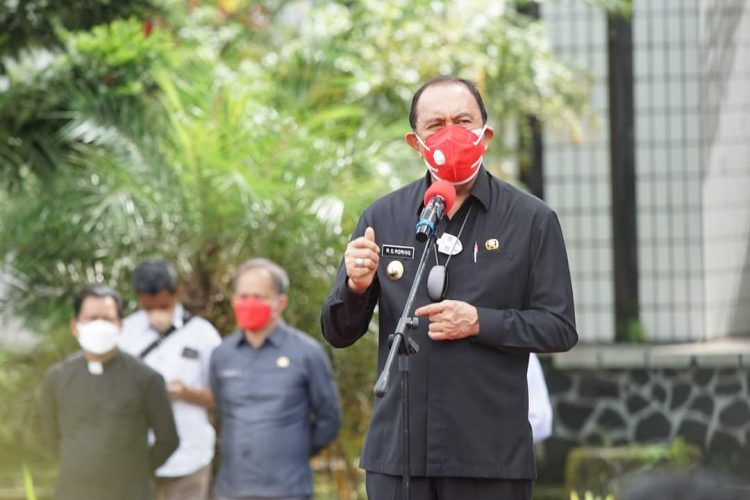 Upacara Peringati Hut Minahasa, Royke Roring Apresiasi Kinerja Pemkab Atas Keberhasilan Yang Dicapai