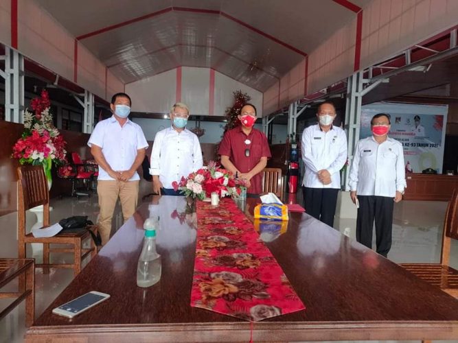 Royke Roring Terima Panitia Pelaksana Virtual Tou Kawanua K3
