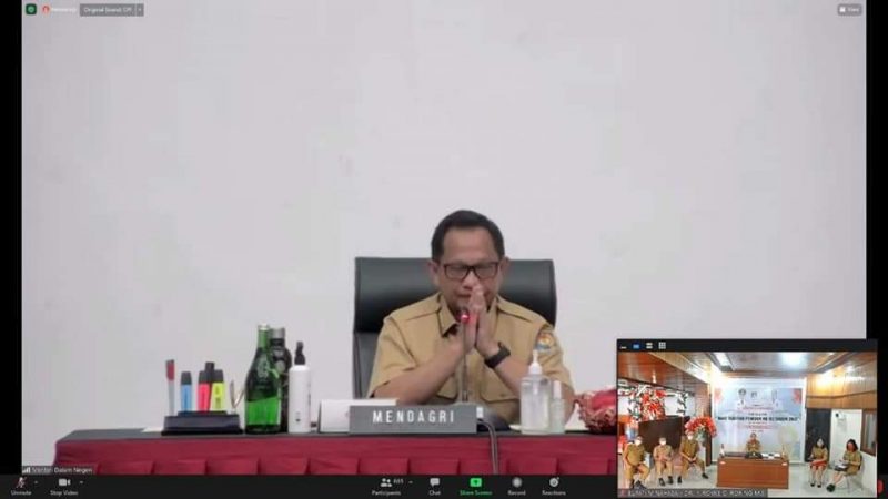 Royke Roring Ikuti Rakor Evaluasi Penyerapan Anggaran Bersama Mendagri dan Menkeu