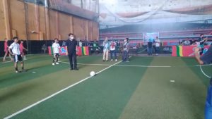 Geraldi Mantiri Cetak Gol di Turnamen Futsal GAPRI Bitung