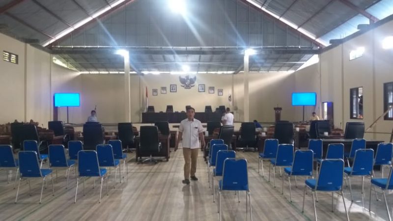 Ruang Paripurna Direnovasi, DPRD Tomohon Manfaatkan Balai Tumatangtang Satu