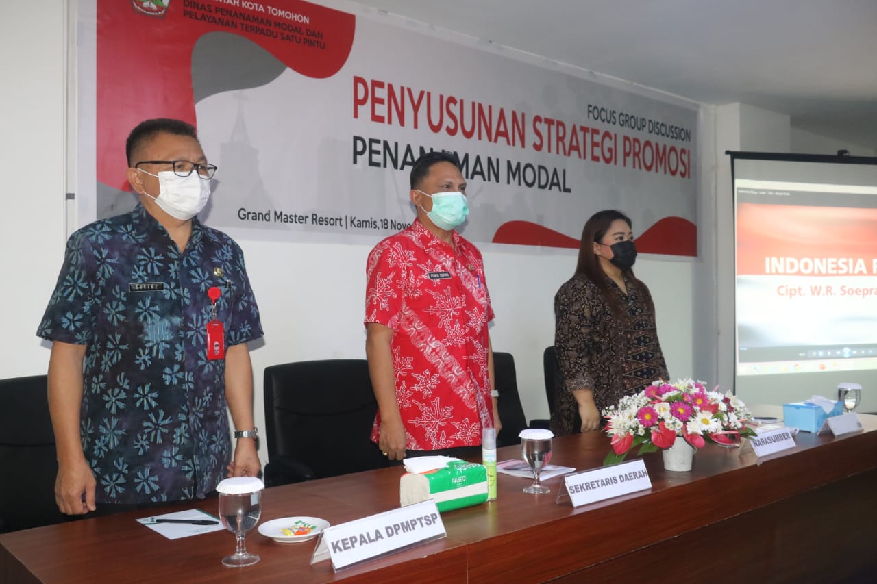 DPMPTSP Tomohon Gelar Diskusi Bahas Strategi Penanaman Modal