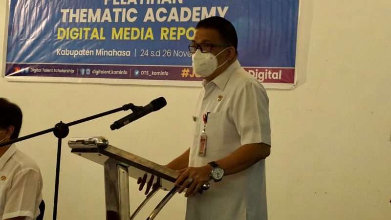 Pelatihan Thematic DMR, Tumundo Harap Sumbangsi Pers Untuk Minahasa Maju
