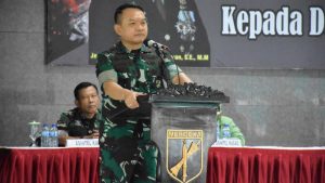 Kunjungi Jajaran Kodam XIII/Merdeka, Begini Arahan KASAD di Korem 132/Tdl Palu