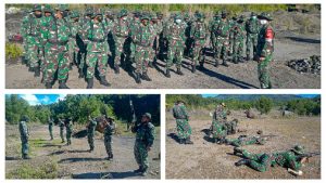 Prajurit Kodim 1301/Sangihe Jalani Latihan Menembak Triwulan IV TA 2021