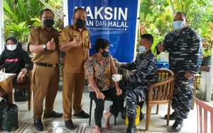 Dalam Seminggu, SerVak Lanal Tahuna Sudah Capai 1106 Dosis
