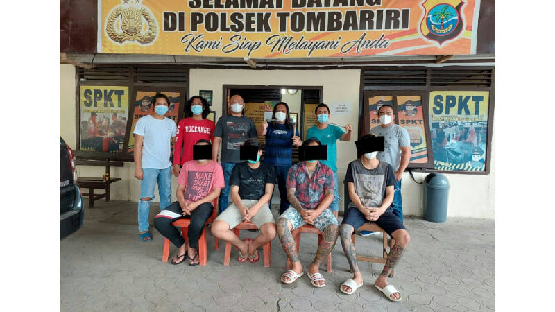 Keroyok Korban dengan Badik di Desa Lolah Satu, 4 Tersangka Diamankan Polisi