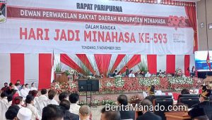 HUT Minahasa ke-593, DPRD Gelar Rapat Paripurna